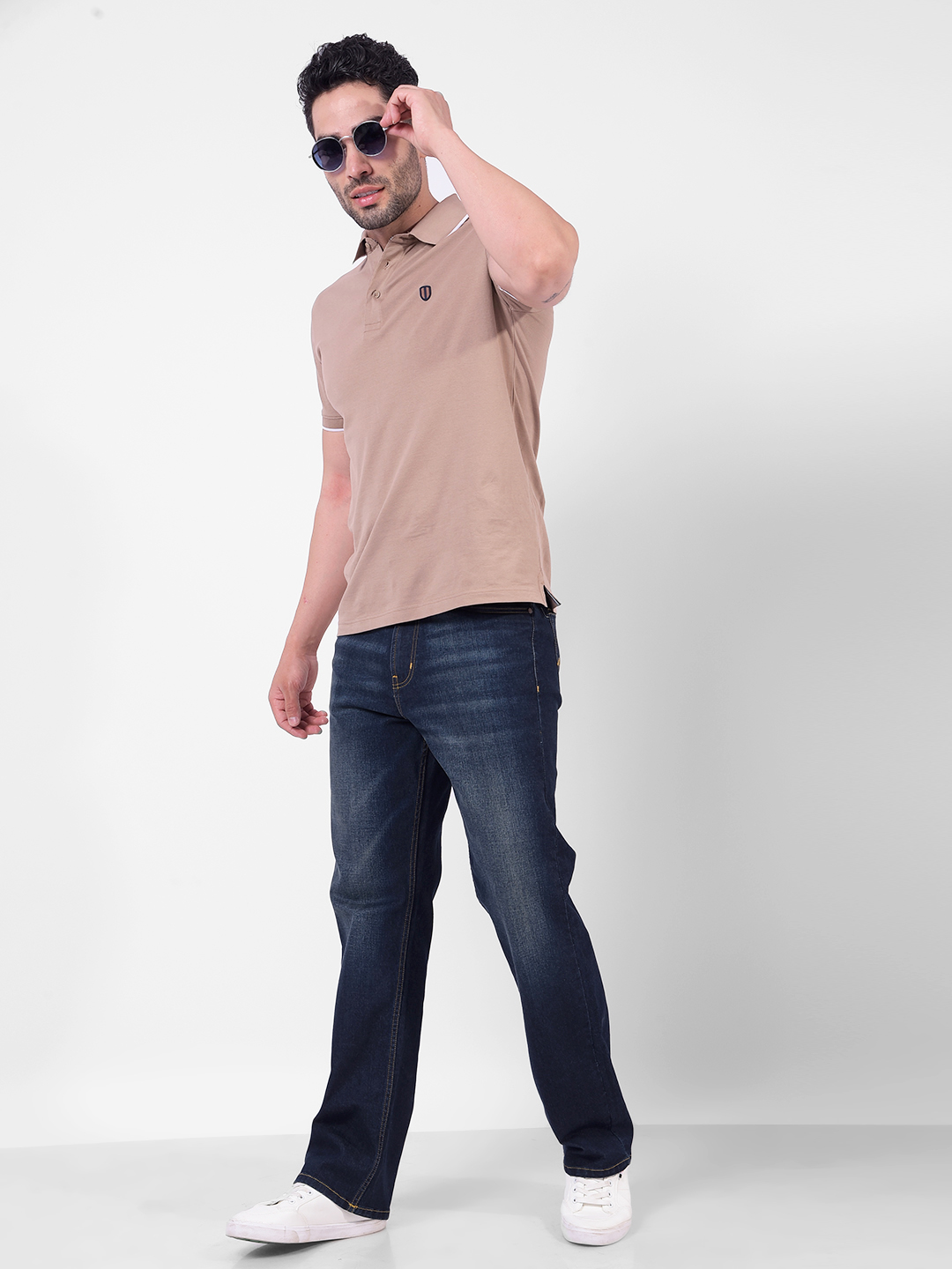 Numero Uno Men Solid Blue Jeans